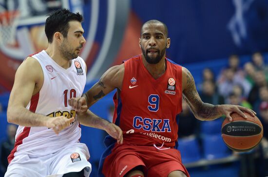 Euroleague Basketball. CSKA vs. Olympiacos