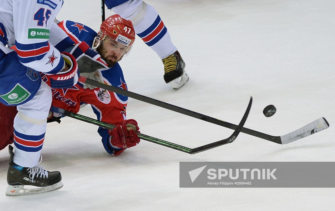 Kontinental Hockey League. CSKA vs. SKA
