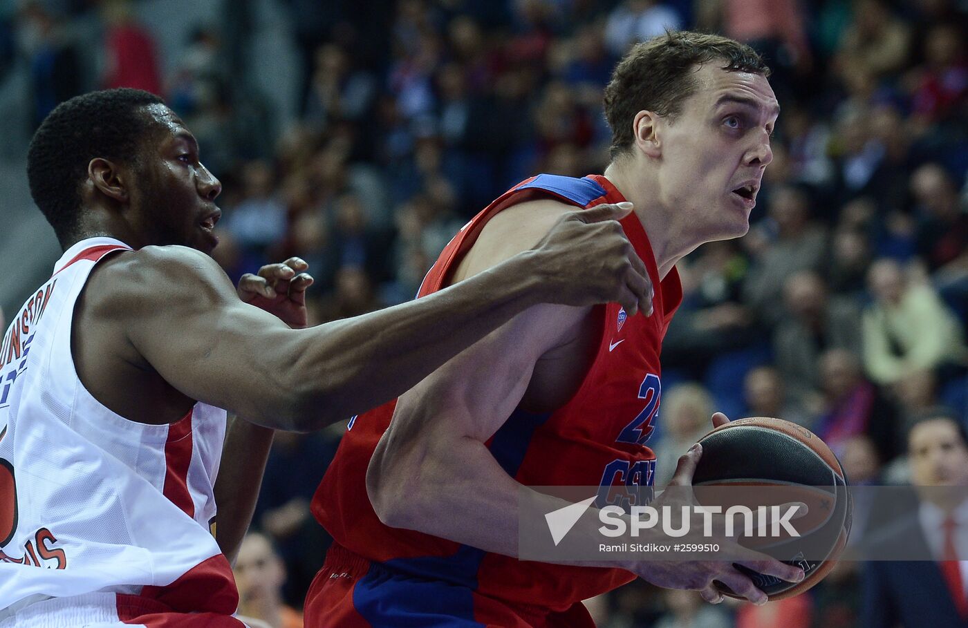 Euroleague Basketball. CSKA vs. Olympiacos