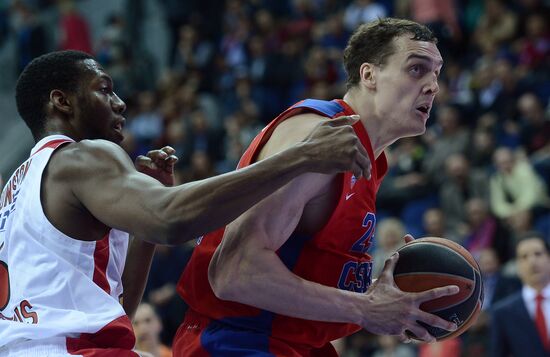 Euroleague Basketball. CSKA vs. Olympiacos