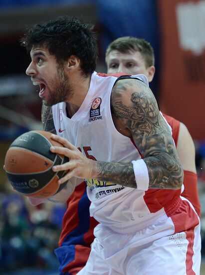 Euroleague Basketball. CSKA vs. Olympiacos