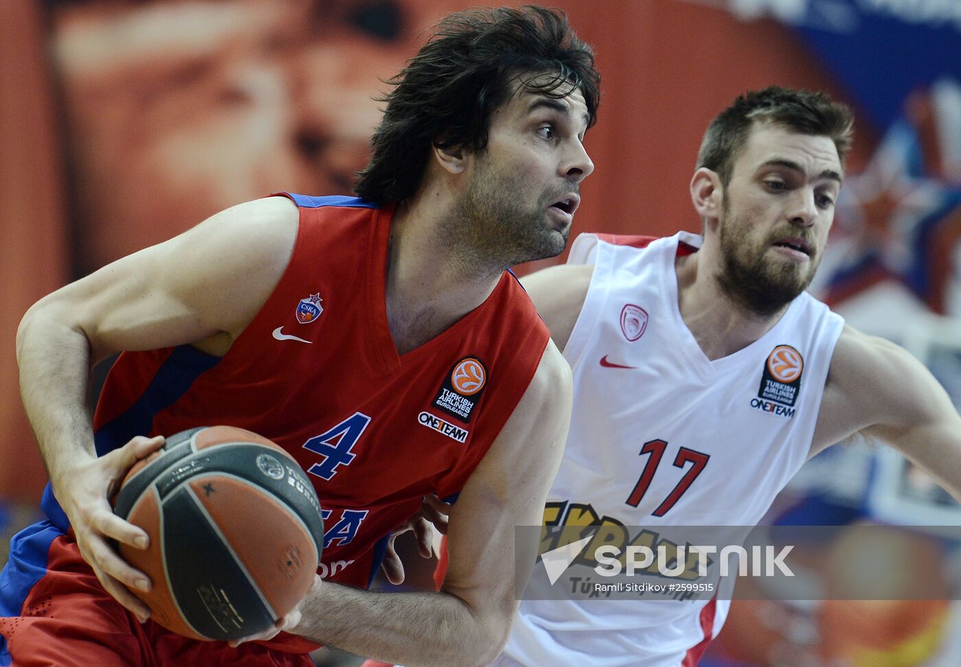 Euroleague Basketball. CSKA vs. Olympiacos