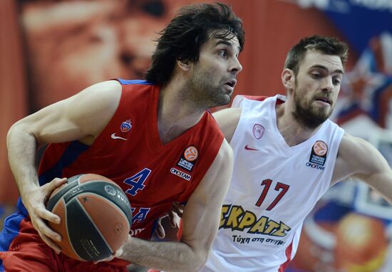 Euroleague Basketball. CSKA vs. Olympiacos