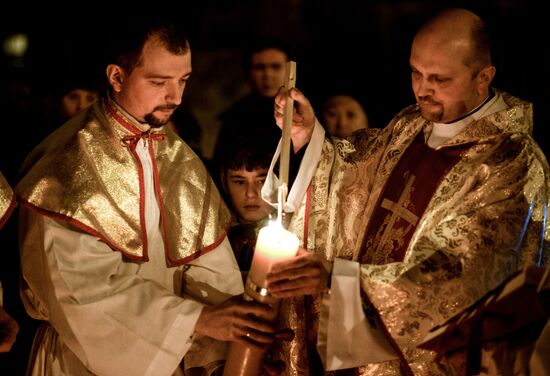 Celebrating Catholic Easter in Russian regions