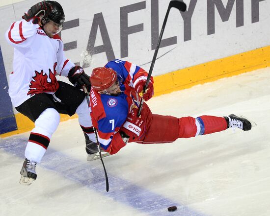 2015 Deaflympics. Ice hockey. Russia vs. Canada