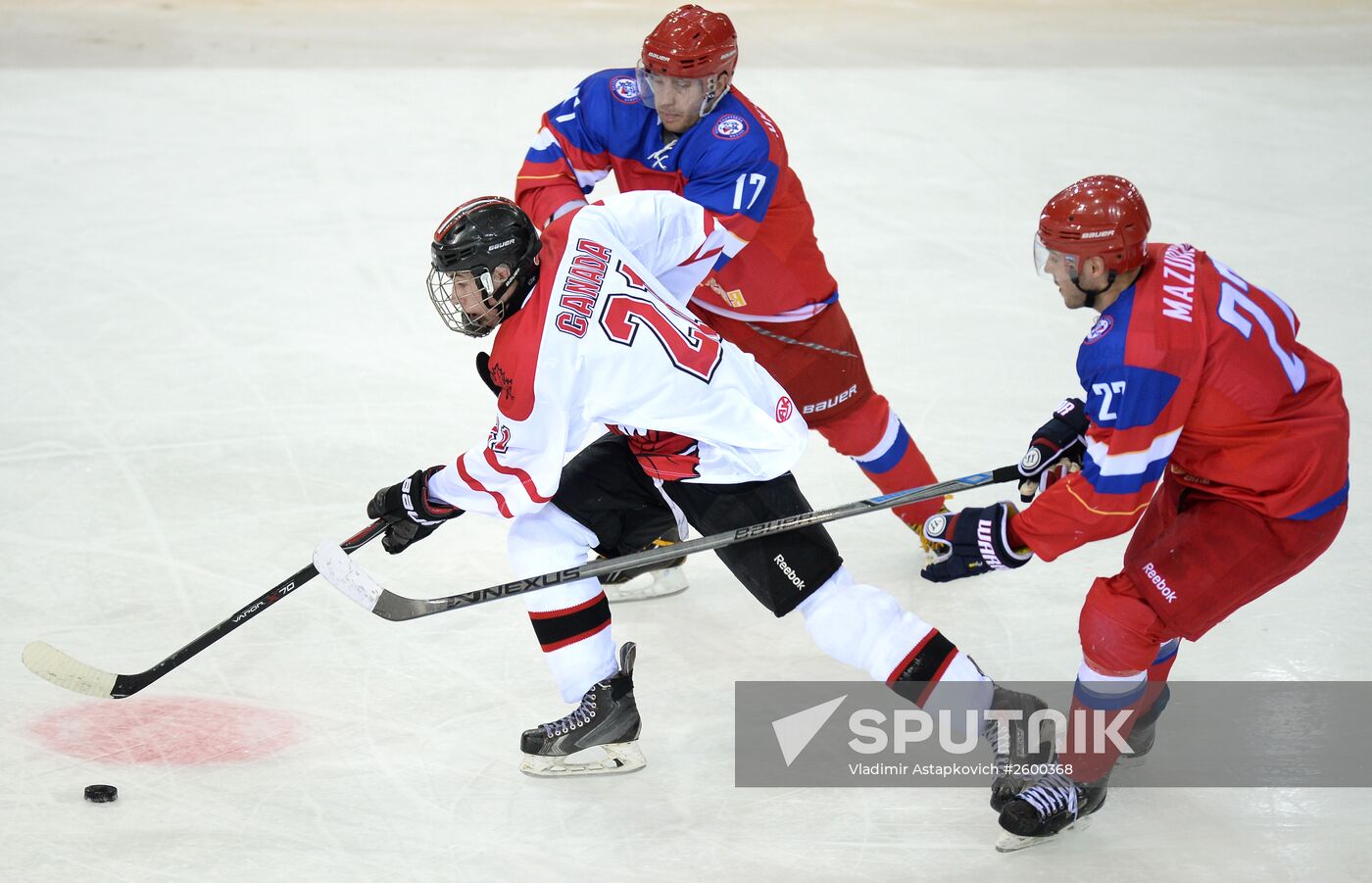 2015 Winter Deaflympics. Hockey. Russia vs. Canada