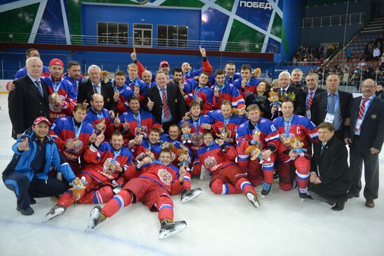 2015 Winter Deaflympics. Hockey. Russia vs. Canada