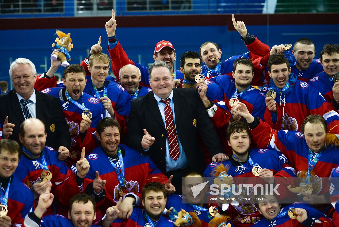 2015 Winter Deaflympics. Hockey. Russia vs. Canada