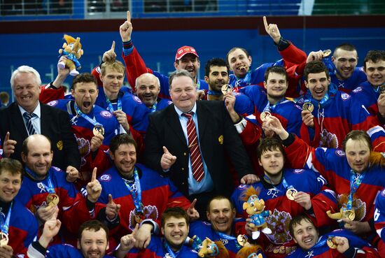 2015 Winter Deaflympics. Hockey. Russia vs. Canada