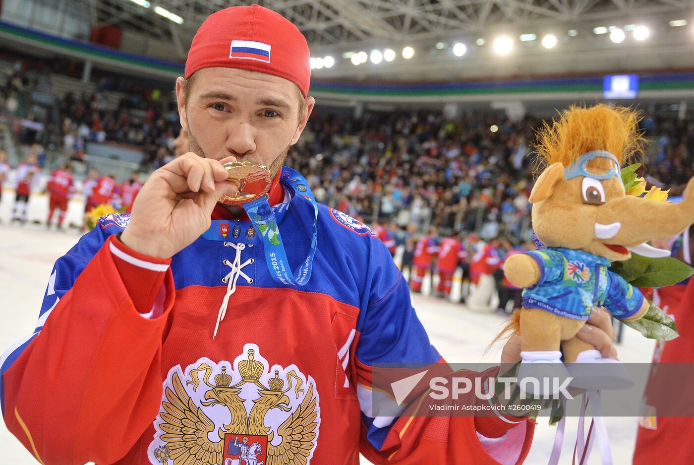 2015 Winter Deaflympics. Hockey. Russia vs. Canada