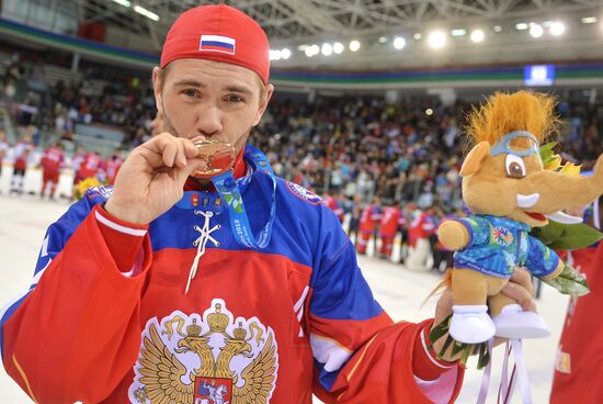 2015 Winter Deaflympics. Hockey. Russia vs. Canada