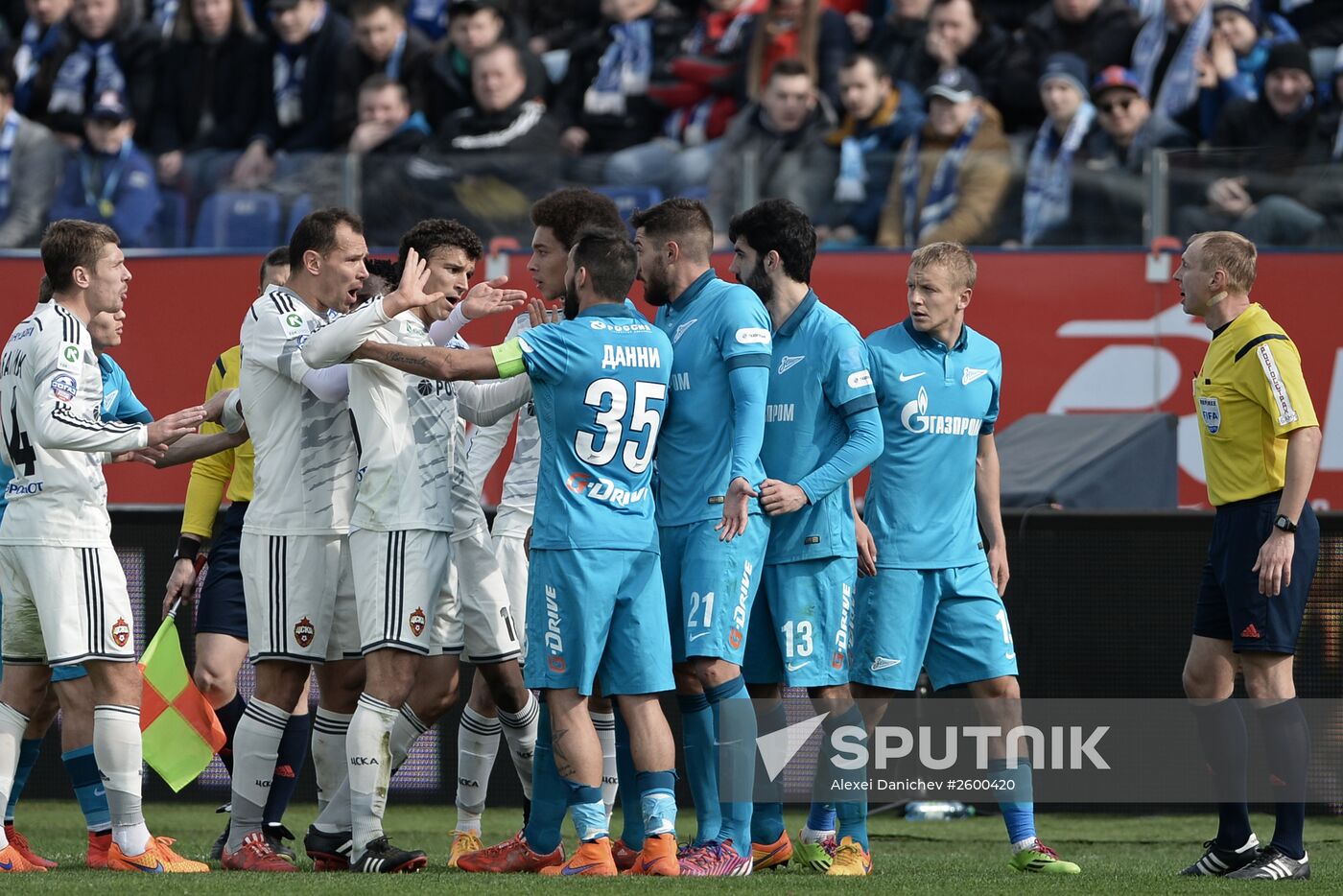 Russian Football Premier League. Zenit vs. CSKA