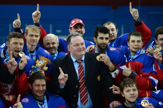 2015 Winter Deaflympics. Hockey. Russia vs. Canada