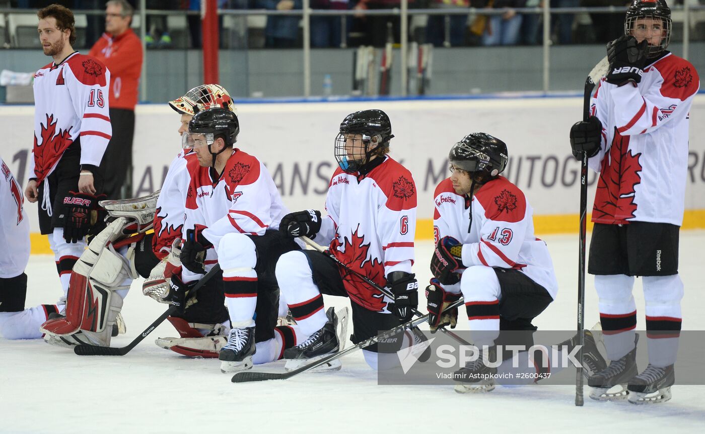 2015 Winter Deaflympics. Hockey. Russia vs. Canada