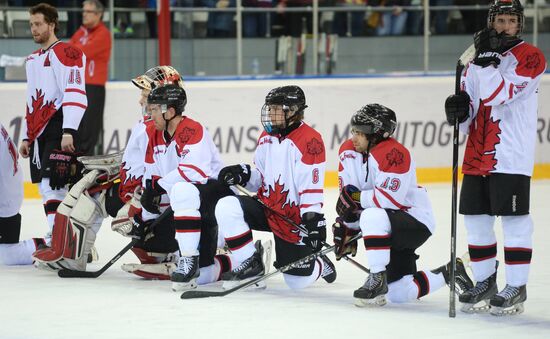 2015 Winter Deaflympics. Hockey. Russia vs. Canada