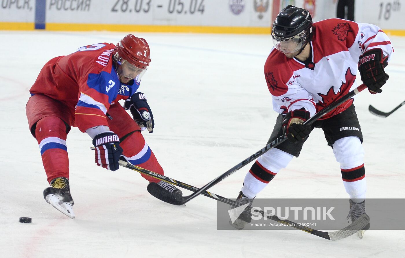 2015 Winter Deaflympics. Hockey. Russia vs. Canada