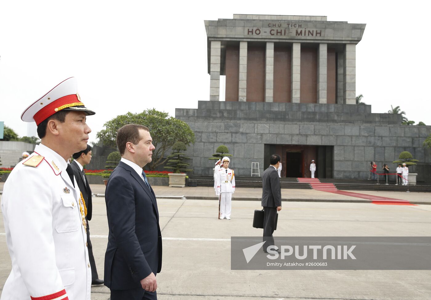 Prime Minister Dmitry Medvedev on official visit to Vietnam