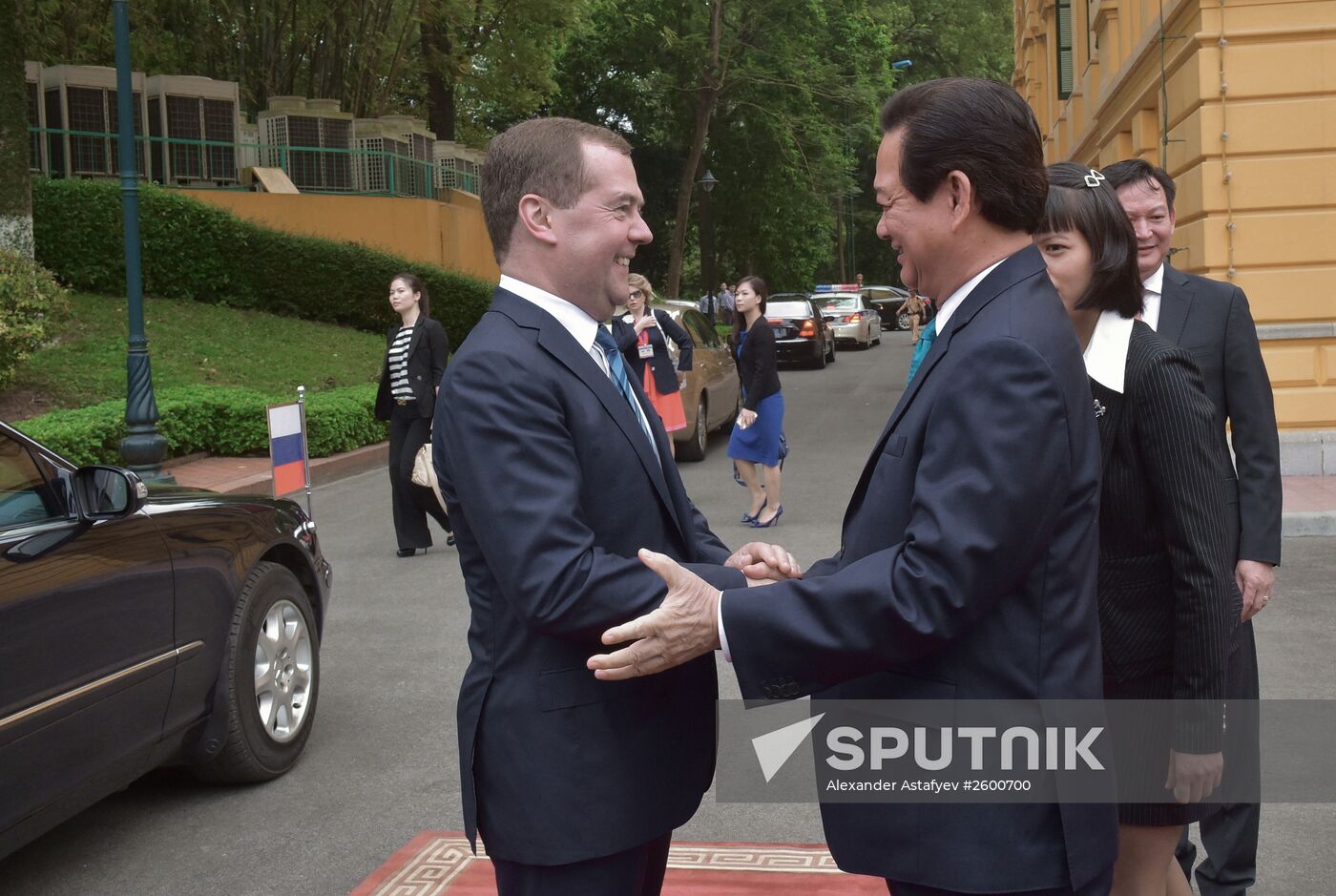 Prime Minister Dmitry Medvedev on official visit to Vietnam
