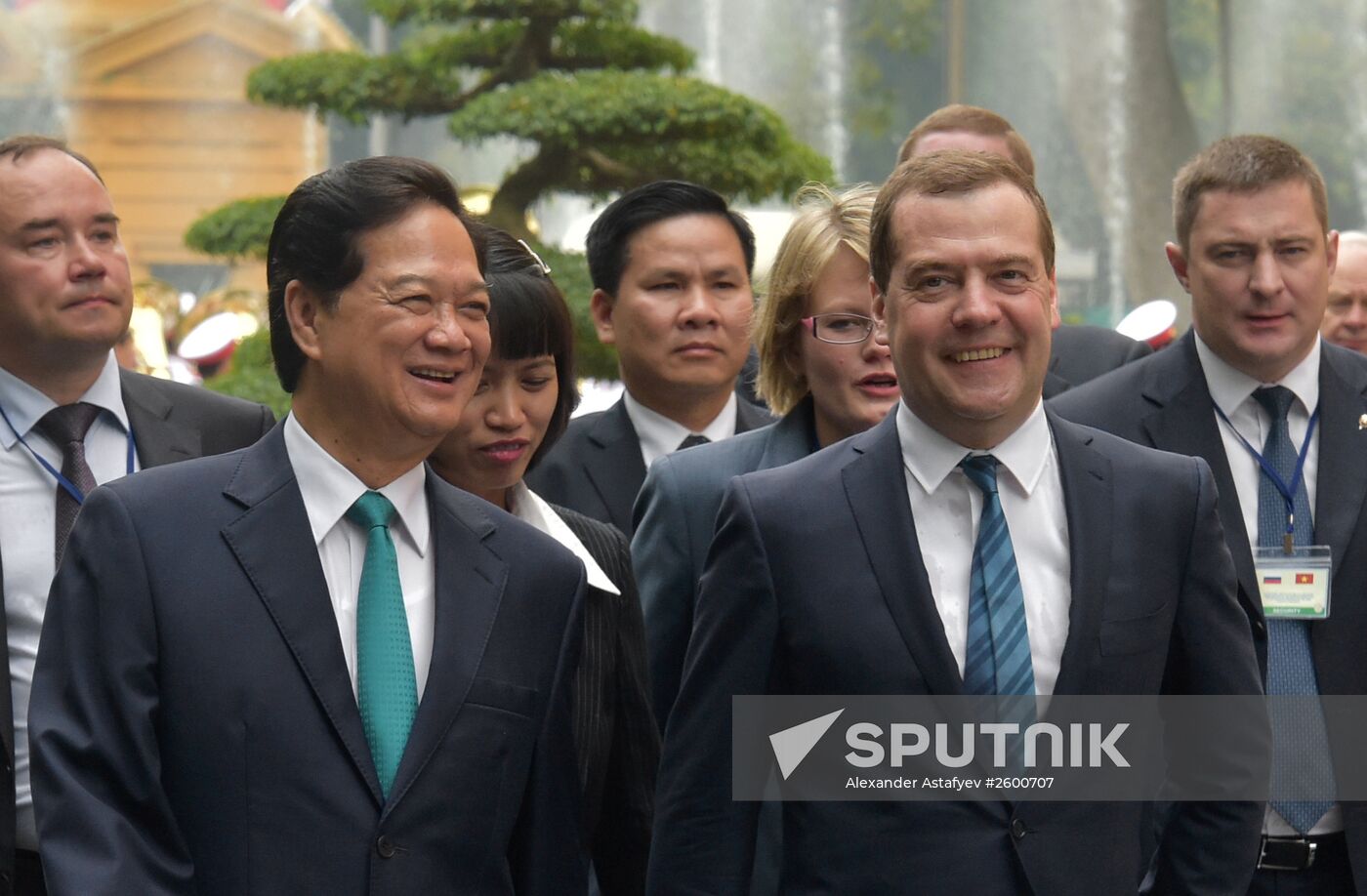 Prime Minister Dmitry Medvedev on official visit to Vietnam