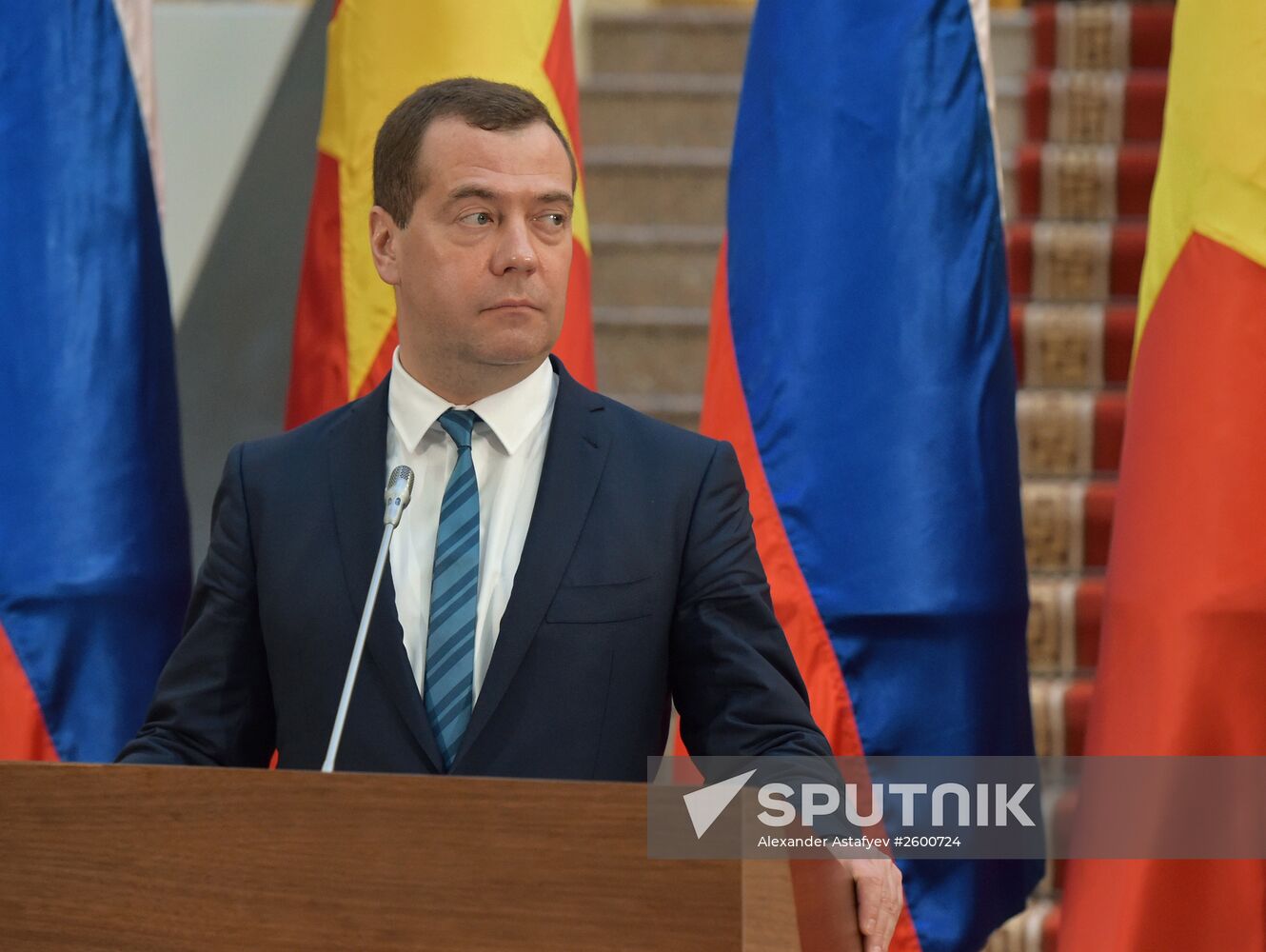 Prime Minister Dmitry Medvedev on official visit to Vietnam