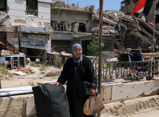 Yarmouk refugee camp in Damascus