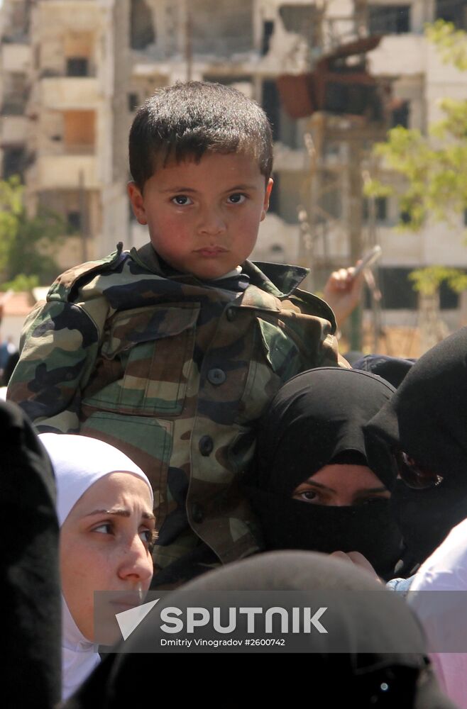 Yarmouk refugee camp in Damascus