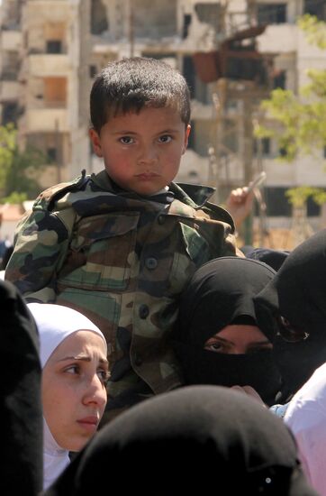 Yarmouk refugee camp in Damascus