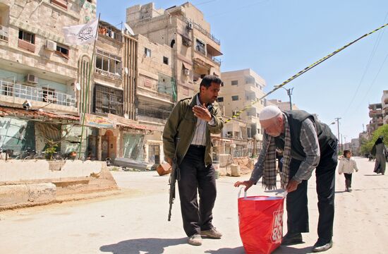 Yarmouk refugee camp in Damascus