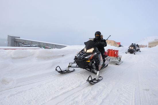 Polar expedition to Spitsbergen conducted as part of Arctica 2015 project