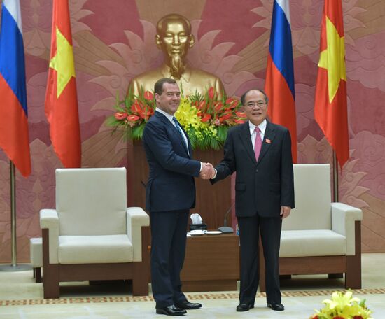 Prime Minister Dmitry Medvedev on official visit to Vietnam