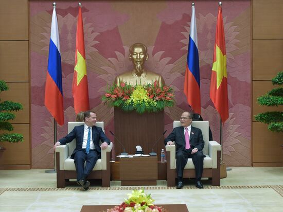 Prime Minister Dmitry Medvedev on official visit to Vietnam