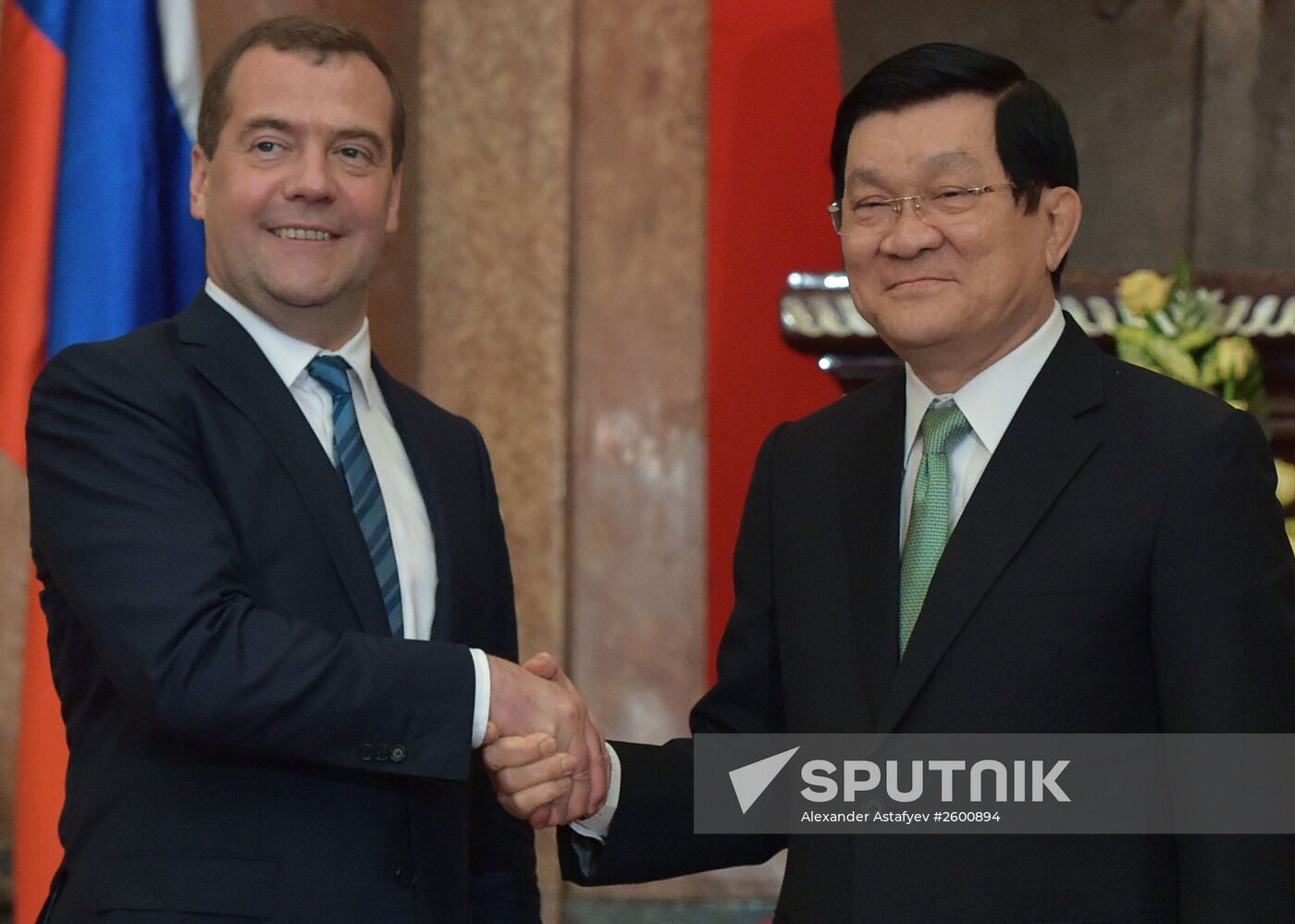 Prime Minister Dmitry Medvedev on official visit to Vietnam