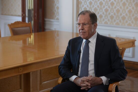 Russian Foreign Minister Sergei Lavrov's interview to Rossiya Segodnya's Director General Dmitry Kiselev