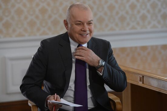 Russian Foreign Minister Sergei Lavrov's interview to Rossiya Segodnya's Director General Dmitry Kiselev