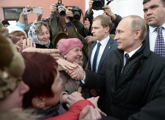 Russian President Vladimir Putin's working visit to Northwestern Federal District