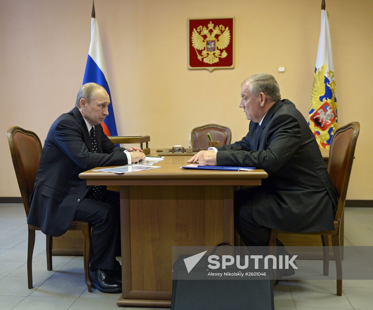 Russian President Vladimir Putin's working visit to Northwestern Federal District