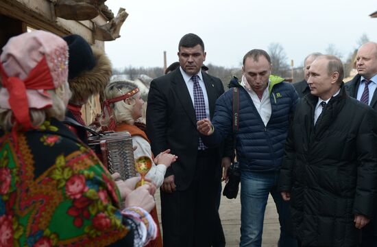 Russian President Vladimir Putin's working visit to Northwestern Federal District