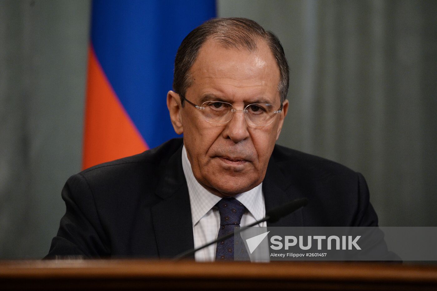 Russian Foreign Minister Sergei Lavrov meets with Chinese Foreign Minister Wang Yi