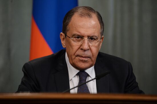 Russian Foreign Minister Sergei Lavrov meets with Chinese Foreign Minister Wang Yi