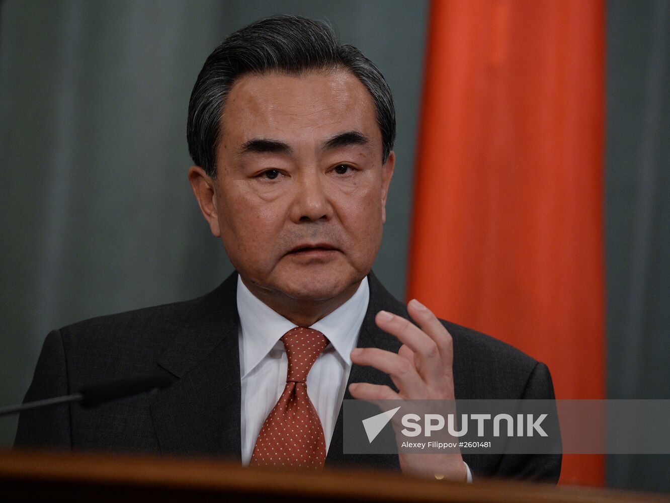 Russian Foreign Minister Sergei Lavrov meets with Chinese Foreign Minister Wang Yi