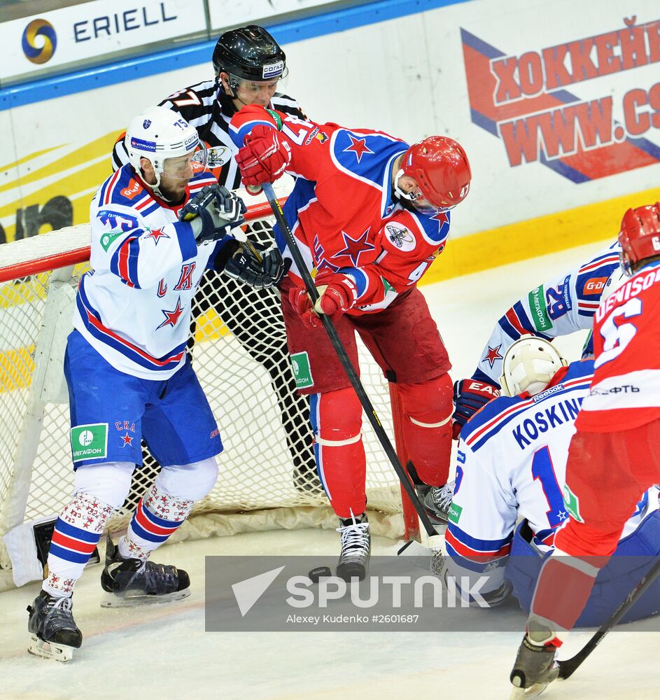 Hockey. KHL. CSKA vs SKA