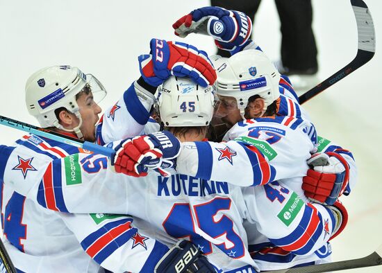 Hockey. KHL. CSKA vs SKA