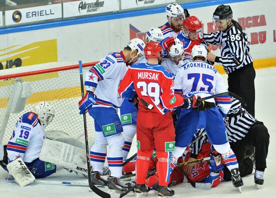 Hockey. KHL. CSKA vs SKA