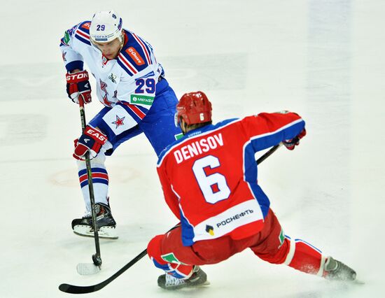 Hockey. KHL. CSKA vs SKA