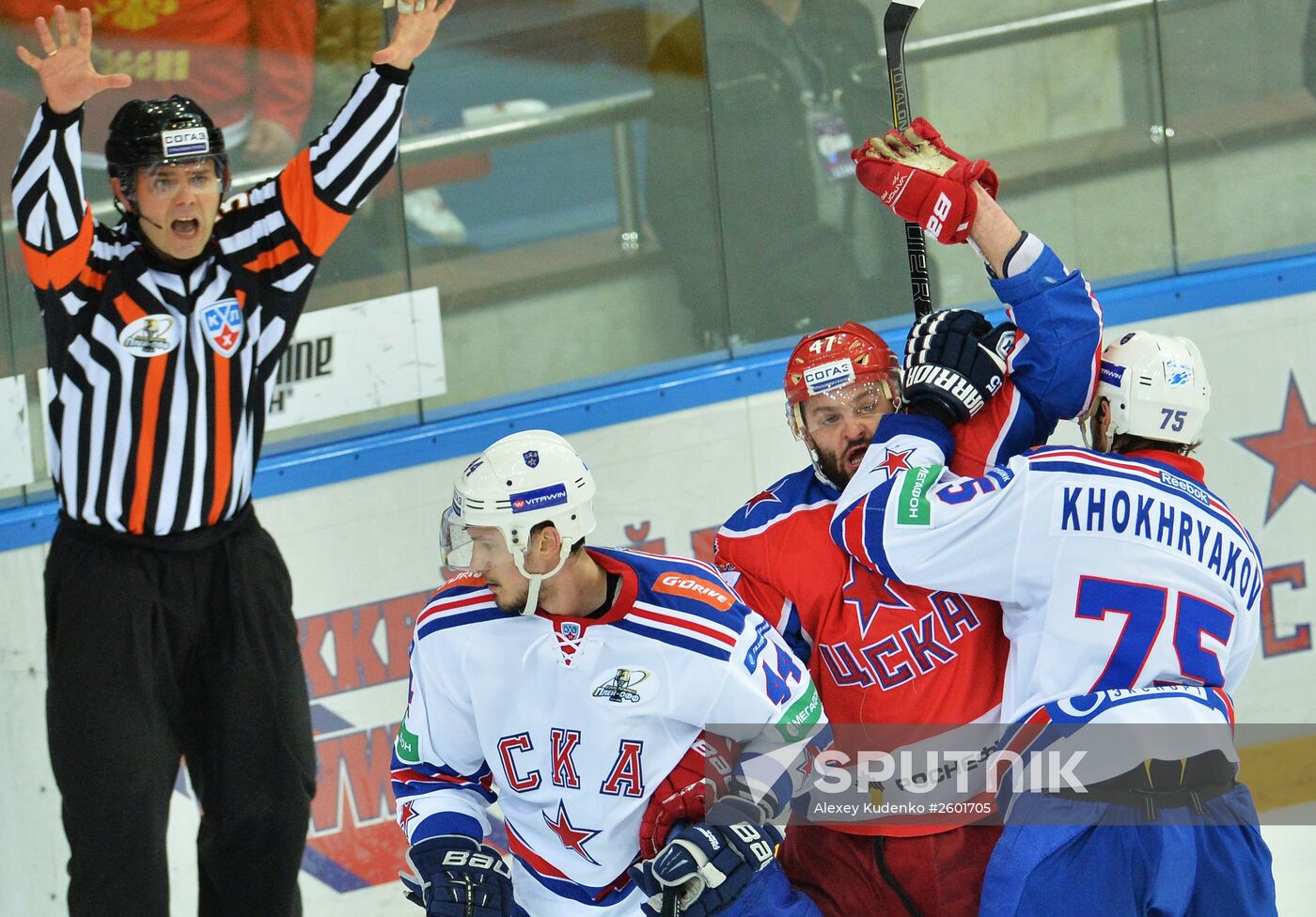 Hockey. KHL. CSKA vs SKA