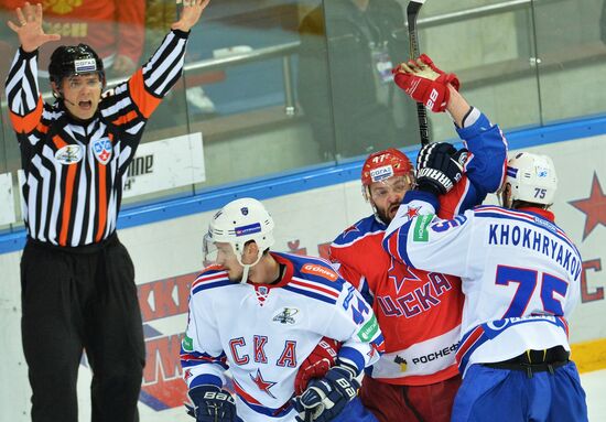 Hockey. KHL. CSKA vs SKA