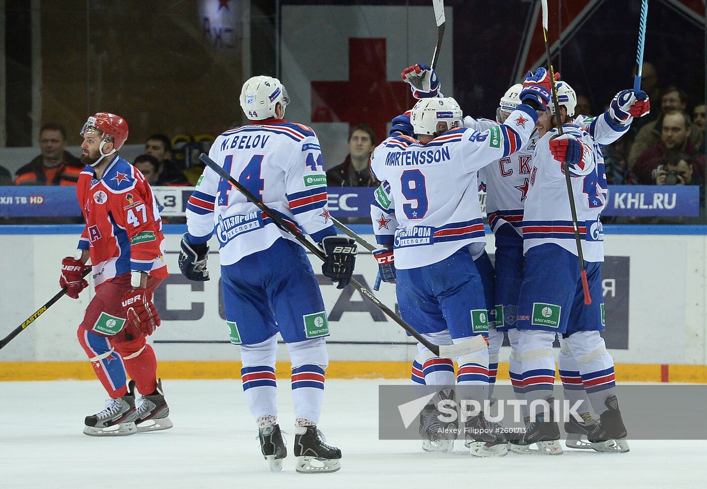 Hockey. KHL. CSKA vs SKA