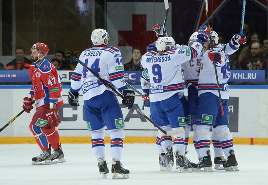 Hockey. KHL. CSKA vs SKA