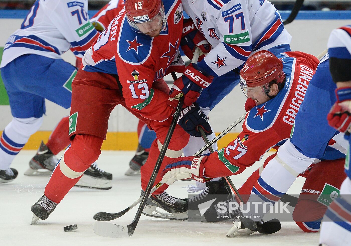 Hockey. KHL. CSKA vs SKA