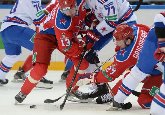 Hockey. KHL. CSKA vs SKA